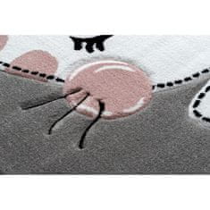 Dywany Lusczów Dětský kusový koberec Petit Kitty cat grey 200x290 cm