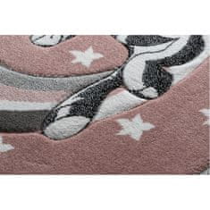 Dywany Lusczów Dětský kusový koberec Petit Pony pink kruh 120x120 (průměr) kruh cm