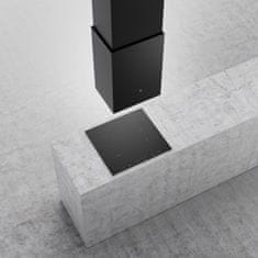 Ciarko Design CDW4001C Odsavač ostrůvkový Cube W Black, šířka 40 cm