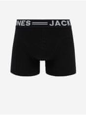 Jack&Jones Sada tří černých boxerek Jack & Jones Sense M