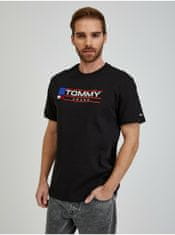 Tommy Jeans Černé pánské tričko Tommy Jeans M
