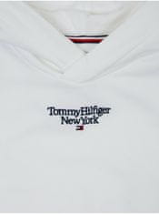 Tommy Hilfiger Bílá holčičí mikina s kapucí Tommy Hilfiger 122