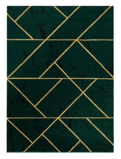 Dywany Łuszczów AKCE: 120x170 cm Kusový koberec Emerald geometric 1012 green and gold