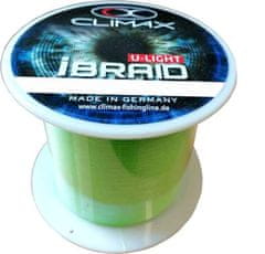 Climax Pletená šňůra iBraid U-Light neon-zelená 3000m 0,08mm