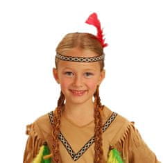 Rappa Dětský kostým indiánka s čelenkou a peřím (S) e-obal