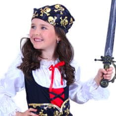 Rappa Dětský kostým pirátka s šátkem (S) e-obal