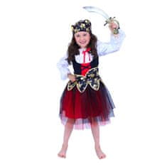Rappa Dětský kostým pirátka s šátkem (S) e-obal