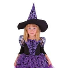 Rappa Dětský kostým čarodějnice fialová (M)