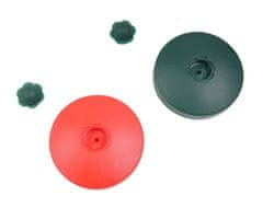Plastová krytka - kulatina 100x100mm Barva: Zelená 4PU10-02B1.04
