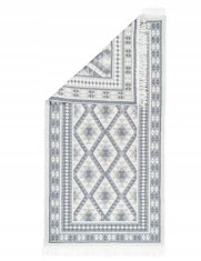 Multi Decor Plochý tkaný koberec kilim odstíny šedé 70x140