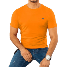 Dstreet Pánské tričko MILA světle oranžová rx4806 L