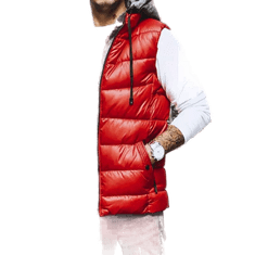 Dstreet Pánská vesta AKIMA červená tx4139 L