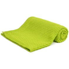Bellochi Bambusová deka pro miminko- 80x100 cm - LIME, limetkově zelená