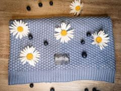 Bellochi Bambusová deka pro miminko- 80x100 cm - BLUE JEANS, modrá