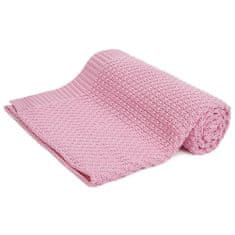 Bellochi Bambusová deka pro miminko- 80x100 cm - ROSA, růžová