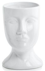 Polnix Keramická hlava hrnce bílá 14 cm