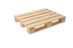 Čisté dřevo Dřevěná paleta malá (40 x 30 x 6 cm)