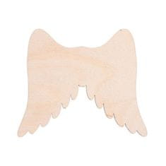 Čisté dřevo Dřevěná andělská křídla I 11 x 9 cm