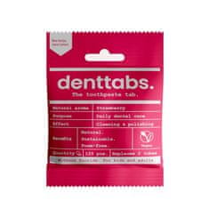 Denttabs DENTTABS přírodní dětská zubní pasta v tabletách bez fluoridu jahoda 125 k