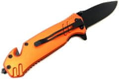 Kandar  Záchranný nůž pro záchranáře 3v1 oranžový Kandar
