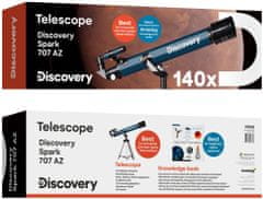 Levenhuk Discovery Spark 707 AZ Telescope with book