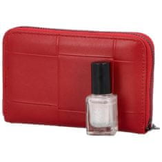 Romina & Co. Bags Praktická mladistvá dámská koženková peněženka Manni, červená