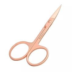 Surtep Nůžky na nehty manikúrní rovné 9 cm Zlato/Růžová