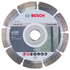 Bosch diamantový dělicí kotouč Standard for Concrete 150 × 22,23 × 2 × 10 mm 2608602198