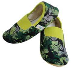 Copa cop Textilní pantofle zelené Dino, 24
