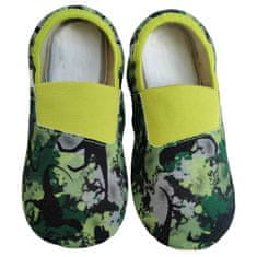 Copa cop Textilní pantofle zelené Dino, 24