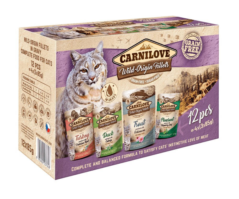 Levně Carnilove Cat Pouch Multipack 12 x 85 g