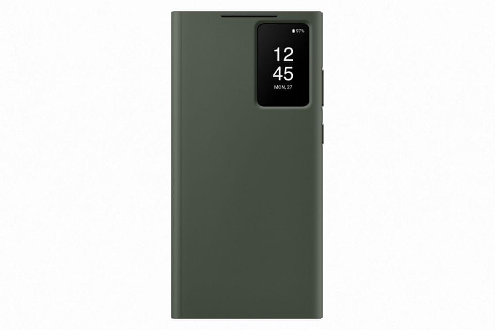 Levně Samsung Smart View Wallet Case Galaxy S23 Ultra, Khaki EF-ZS918CGEGWW - rozbaleno