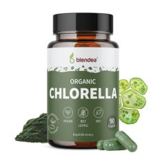 Blendea Chlorella BIO Organic, 100% rostlinné, 90 kapslí