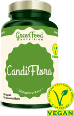 GreenFood Nutrition CandiFlora 90 kapslí + Pillbox GRATIS