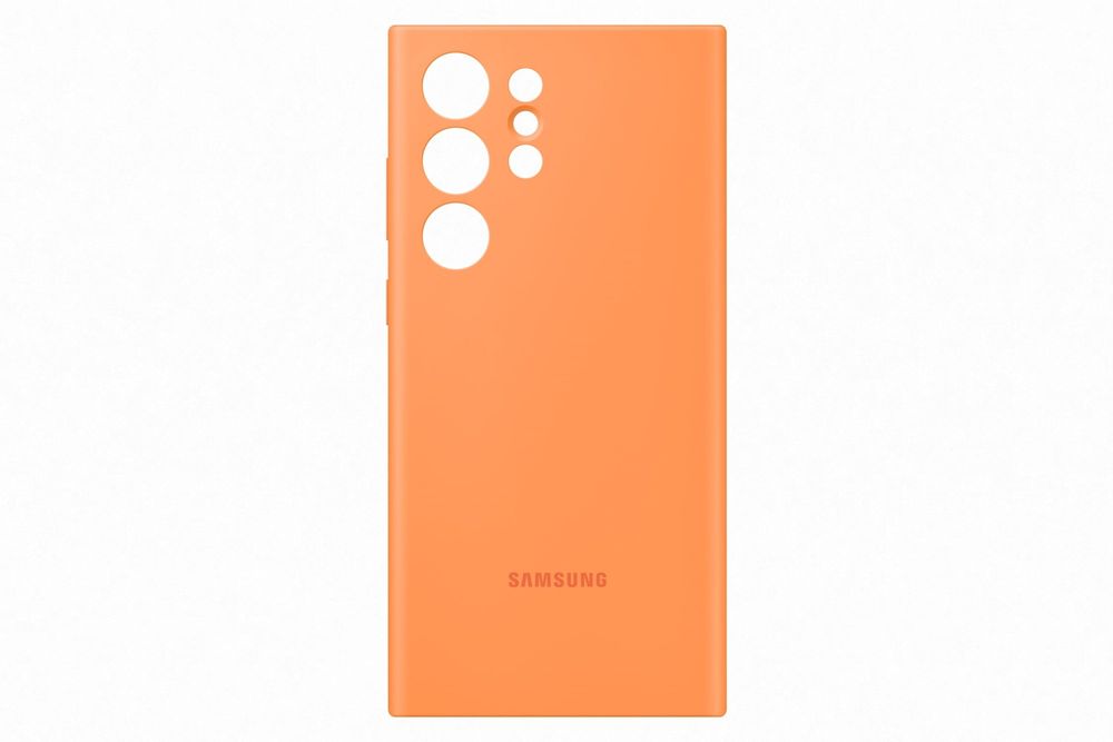 Levně Samsung Silicone Case Galaxy S23 Ultra, Orange EF-PS918TOEGWW