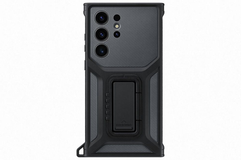 Levně Samsung Rugged Gadget Case Galaxy S23 Ultra, Titan EF-RS918CBEGWW