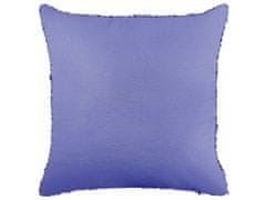 Beliani Bavlněný polštář 45 x 45 cm fialový RHOEO