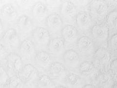 Beliani Přikrývka 150 x 200 cm bílá KANDILLI