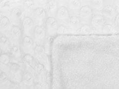 Beliani Přikrývka 150 x 200 cm bílá KANDILLI