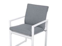 Beliani Zahradní sada 2 šedých židlí PANCOLE
