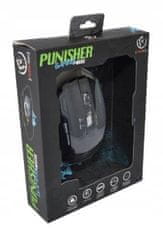 REBELTEC Myš optická Punisher 2400 DPI černá
