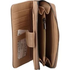 Romina & Co. Bags Praktická dámská koženková peněženka Francesca, tmavě béžová
