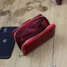 Gregorio Elegantní dámská kožená peněženka Todle, červená