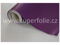 Superfólie 3D fialová karbonová autofólie, fialová, 300 x 152 cm