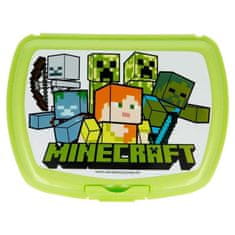 Stor Box na svačinu Stor Minecraft zelený