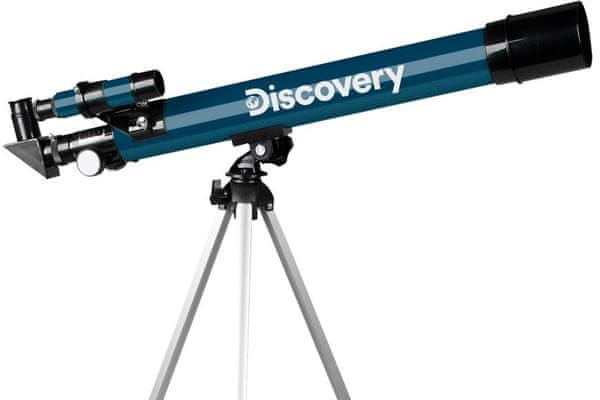 hvězdářský dalekohled teleskop levenhuk Discovery Spark 506 AZ s knihou hliníkový stativ skleněná optika antireflexní povrch studium vesmíru