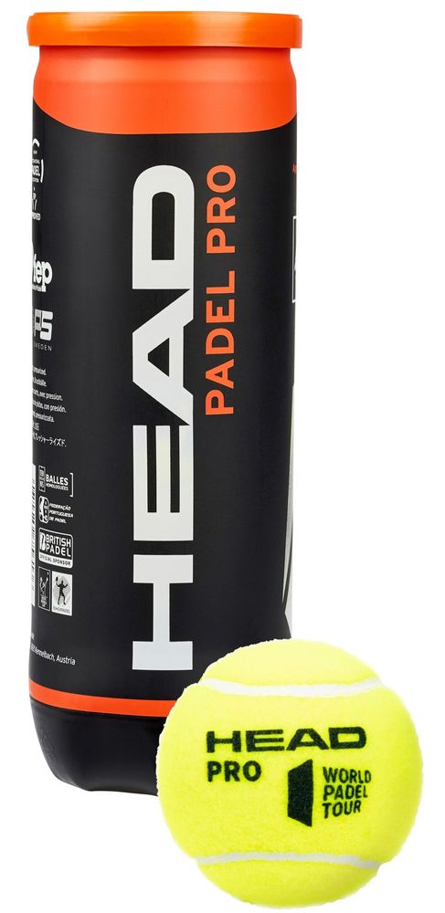 Levně Head padelové míčky Padel Pro 3ks