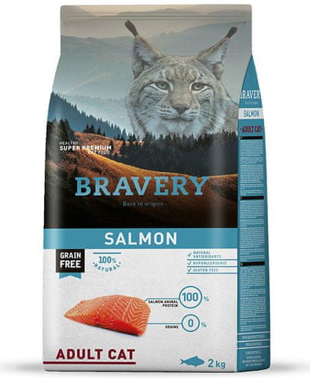 Bravery Bravery cat ADULT salmon - 600g