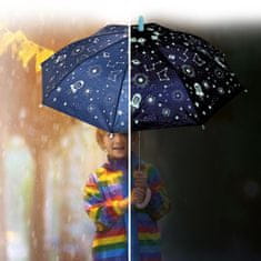 Northix Deštník pro děti - Svítí ve tmě - Různé barvy 