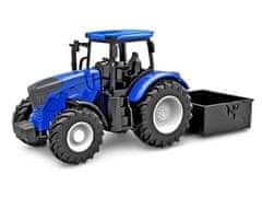 Kids Globe Traktor modrý se sklápěčkou volný chod 27,5 cm v krabičce